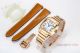 GF Factory Cartier Santos de 35mm Midsize Copy Watch Rose Gold with QuickSwitch strap (2)_th.jpg